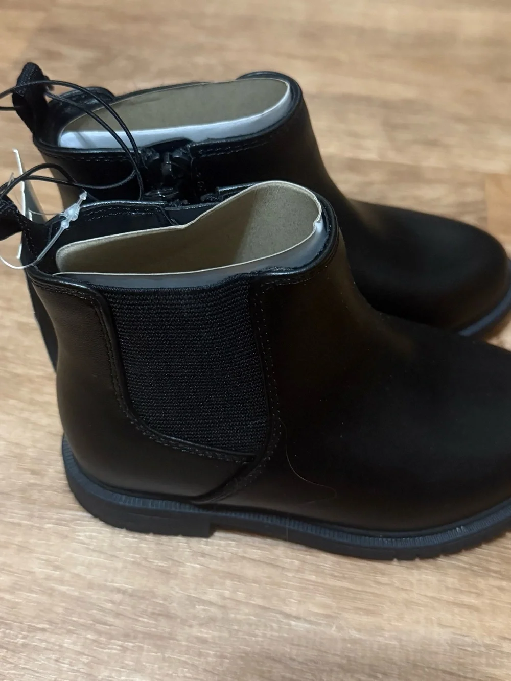 Cat & Jack Black Kids Chelsea Boots